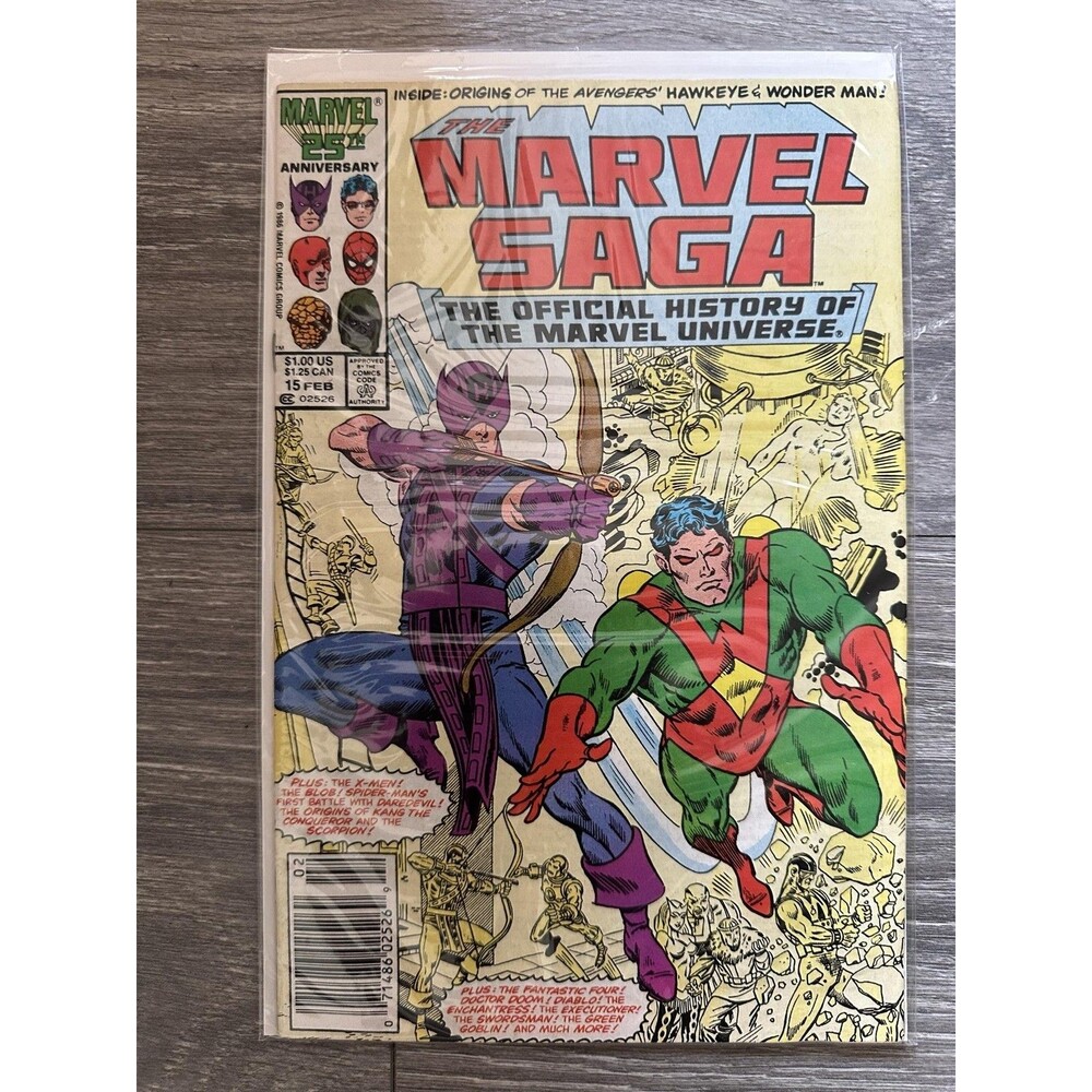 Marvel Saga #2 Hawke Single Issue Comic Copper Age Color US Comics Marvel Comics